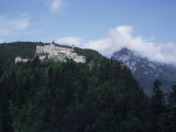 Castle in Pine Covered Mountains Near Salzburg, Austria Photographic Print by Ian Griffiths