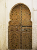 Door in the Medina, Fes El Bali, Fez, Morocco, North Africa, Africa Photographic Print by Bruno Morandi