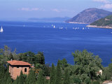 Coast Near Portoferraio, Island of Elba, Province of Livorno, Tuscany, Italy, Mediterranean Photographie par Bruno Morandi