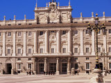 Palacio Real and Royal Guards on Parade, Madrid, Spain Photographic Print by Marco Simoni