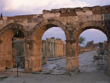 Pamukkale-Hierapolis, UNESCO World Heritage Site, Denizli Province, Anatolia, Turkey, Photographic Print