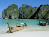 Ao Maya, Phi Phi Le, Ko Phi Phi, Krabi Province, Thailand, Southeast Asia Fotoprint van Bruno Morandi