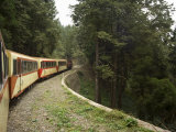 Mountain Railway Train to Alishan, Alishan National Forest Recreation Area, Taiwan Photographic Print by Christian Kober