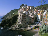 Village of Riomaggiore, Cinque Terre, Unesco World Heritage Site, Liguria, Italy Photographic Print by Bruno Morandi