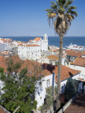 View of Alfama District and Lisbon Harbour, Lisbon, Portugal Photographic Print by Marco Simoni