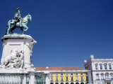 Statue of Dom Jose I, Praca Do Comercio, Lisbon, Portugal Photographic Print by Marco Simoni