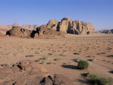 Desert, Wadi Rum, Jordan, Middle East Photographic Print by Bruno Morandi