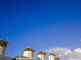 Old Windmills, Mykonos, Cyclades Islands, Greece, Mediterranean Photographic Print by Marco Simoni