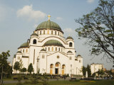 St. Sava Orthodox Church, Dating from 1935, Biggest Orthodox Church in the World, Belgrade, Serbia Photographic Print by Christian Kober