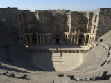 The Roman Theatre, Citadel, Bosra, Unesco World Heritage Site, Syria, Middle East Photographic Print by Christian Kober
