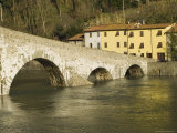 Devils Bridge, Ponti Del Diavolo Corsagna, Borgo a Mozanno, Northwest Tuscany, Italy Photographic Print by Christian Kober Devils Bridge, Ponti Del Diavolo Corsagna, Borgo a Mozanno, Northwest Tuscany, Italy Photographic Print by Christian Kober