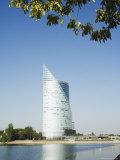 Hans Bank on the River Daugava, Riga, Latvia, Baltic States Photographic Print by Christian Kober