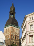 Dome of Evangelical Lutheran Cathedral, Old Town, Unesco World Heritage Site, Riga, Latvia Photographic Print by Christian Kober