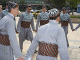 Traditionally Dressed Dancers, Aleppo (Haleb), Syria, Middle East Photographic Print by Christian Kober
