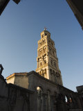 Diocletians Palace Roman Ruins, Cathedral Tower, Old Town, Split, Dalmatia Coast, Croatia Photographic Print by Christian Kober