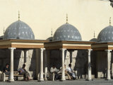 Rest Area Outside Umayyad Mosque, Damascus, Syria, Middle East Photographic Print by Christian Kober