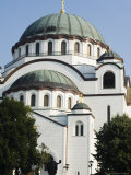 St. Sava Orthodox Church, Dating from 1935, Biggest Orthodox Church in the World, Belgrade, Serbia Photographic Print by Christian Kober