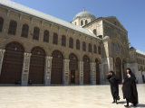 Pilgrims at Umayyad Mosque, Unesco World Heritage Site, Damascus, Syria, Middle East Photographic Print by Christian Kober
