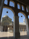 Umayyad Mosque, Unesco World Heritage Site, Damascus, Syria, Middle East Photographic Print by Christian Kober