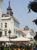 Outdoor Cafes on Kneza Mihailova Pedestrian Boulevard, Belgrade, Serbia Photographic Print by Christian Kober