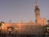 Umayyad Mosque in the Evening, Unesco World Heritage Site, Damascus, Syria, Middle East Photographic Print by Christian Kober