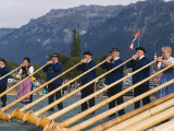 Aplhorn Players, Unspunnen Bicentenary Festival, Interlaken, Jungfrau Region, Switzerland Photographic Print by Christian Kober