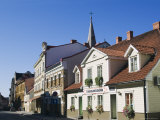Old Town Houses, Medieval Town Within Gauja National Park, Cesis, Latvia, Baltic States Photographic Print by Christian Kober