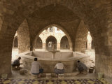 Worshippers at Grand Mosque, Tripoli, Lebanon, Middle East Photographic Print by Christian Kober