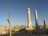 Citadel Ruins, Jebel Al-Qal'Ah, Amman, Jordan, Middle East Photographic Print by Christian Kober