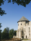 The Ruins of Cesis Castle, Medieval Town Within Gauja National Park, Latvia Photographic Print by Christian Kober