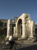 Roman Arch, Damascus, Syria, Middle East Photographic Print by Christian Kober