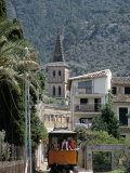 Tren De Soller Tramway, Soller, Mallorca (Majorca), Balearic Islands, Spain, Mediterranean Photographic Print by Christian Kober
