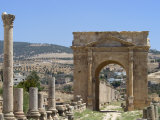 North Gate, Roman City, Jerash, Jordan, Middle East Photographic Print by Christian Kober