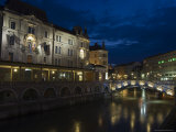 Tromstovje Triple Bridge, River Ljubljanica, Ljubljana, Slovenia Photographic Print by Christian Kober