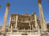 Propylaeum, Gateway to the Temple of Artemis, Roman City, Jerash, Jordan, Middle East Photographic Print by Christian Kober