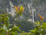 Distant Waterfall, Taroko Gorge National Park, Hualien County, Taiwan Photographic Print by Christian Kober