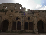 The Loggia, Gothic Facade, Krak Des Chevaliers Castle (Qala'At Al-Hosn), Syria, Middle East Photographic Print by Christian Kober