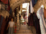 David Street Tourist Market, Old Walled City, Jerusalem, Israel, Middle East Photographic Print by Christian Kober