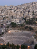 Roman Theatre in the Evening, Amman, Jordan, Middle East Photographic Print by Christian Kober