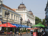 Outdoor Cafes on Kneza Mihailova Pedestrian Boulevard, Belgrade, Serbia Photographic Print by Christian Kober