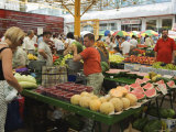 Fruit and Vegetable Market, Sarajevo, Bosnia, Bosnia-Herzegovina Photographic Print by Christian Kober