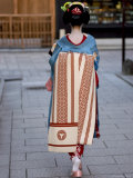 Geisha, Maiko in Gion, Kyoto City, Honshu, Japan Photographie par Christian Kober
