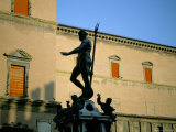 Statue of Neptune, Piazza Maggiore, Bologna, Emilia-Romagna, Italy Photographic Print by Oliviero Olivieri