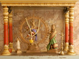Shrine with Hindu Deity, a Dancing Shiva, at Sri Maha Mariamman Temple, Kuala Lumpur, Malaysia Photographie par Richard Nebesky