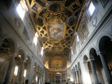 Interior of the Church of San Clemente, Rome, Lazio, Italy Photographic Print by Oliviero Olivieri