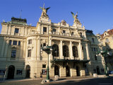 Vinohrady Theatre Dating from 1909 at Namesti Miru (Square), Vinohrady, Prague, Czech Republic Photographie par Richard Nebesky