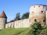 Some of Bardejov's Gothic 14th Century Bastions in Walls Surrounding Old Town, Bardejov, Slovakia Photographic Print by Richard Nebesky