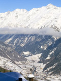 Village of Solden in Tirol Alps, Tirol, Austria Photographic Print by Richard Nebesky