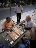 Backgammon, Kalamitsi, Peloponnese, Greece Fotografisk tryk af Oliviero Olivieri Backgammon, Kalamitsi, Peloponnese, Greece Fotografisk tryk af Oliviero Olivieri