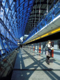 Interior of Modern Cermy Most Metro Station, Prague, Czech Republic Photographic Print by Richard Nebesky